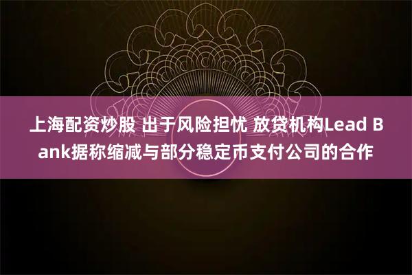 上海配资炒股 出于风险担忧 放贷机构Lead Bank据称缩减与部分稳定币支付公司的合作